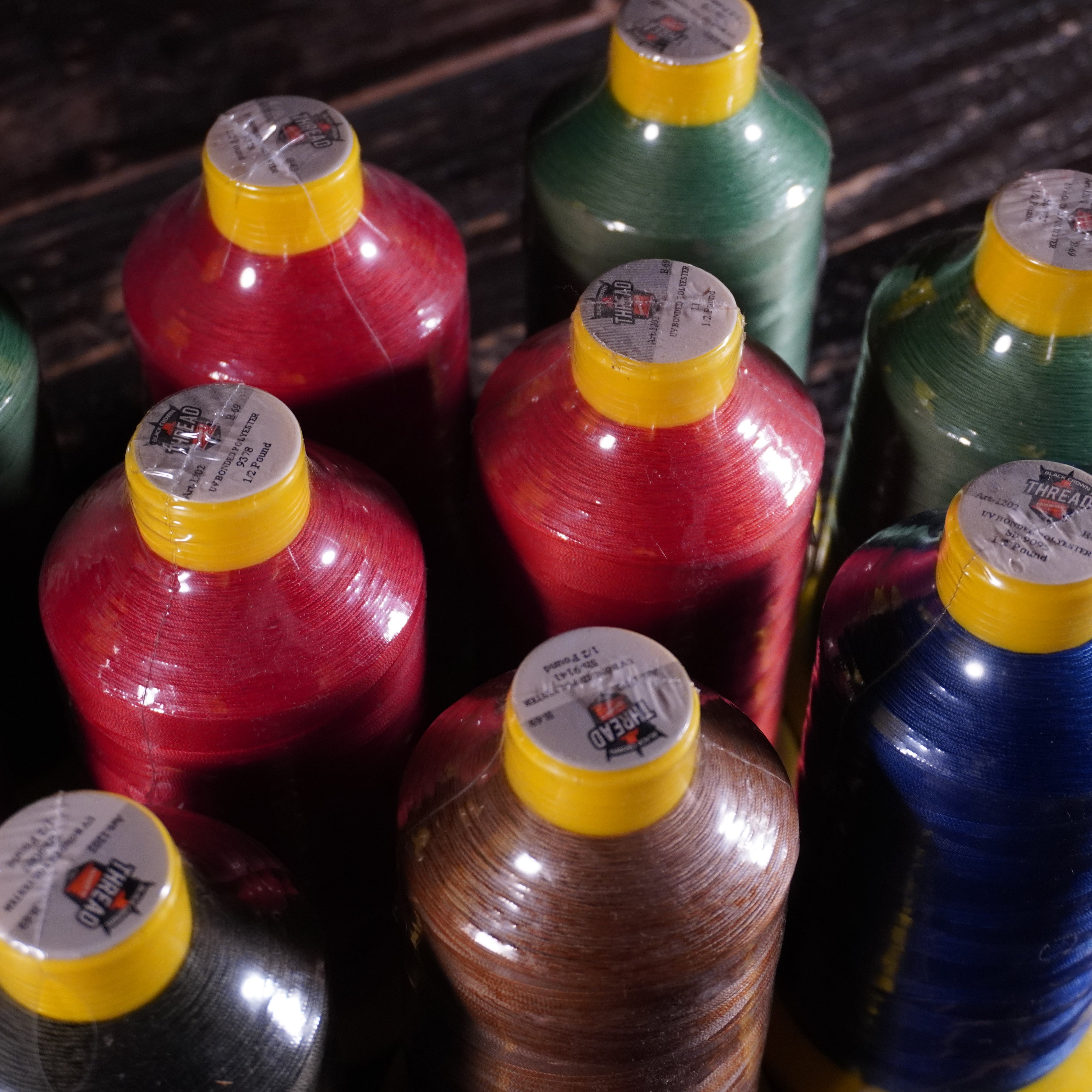 Black Crown Thread (10 Spool Lot)