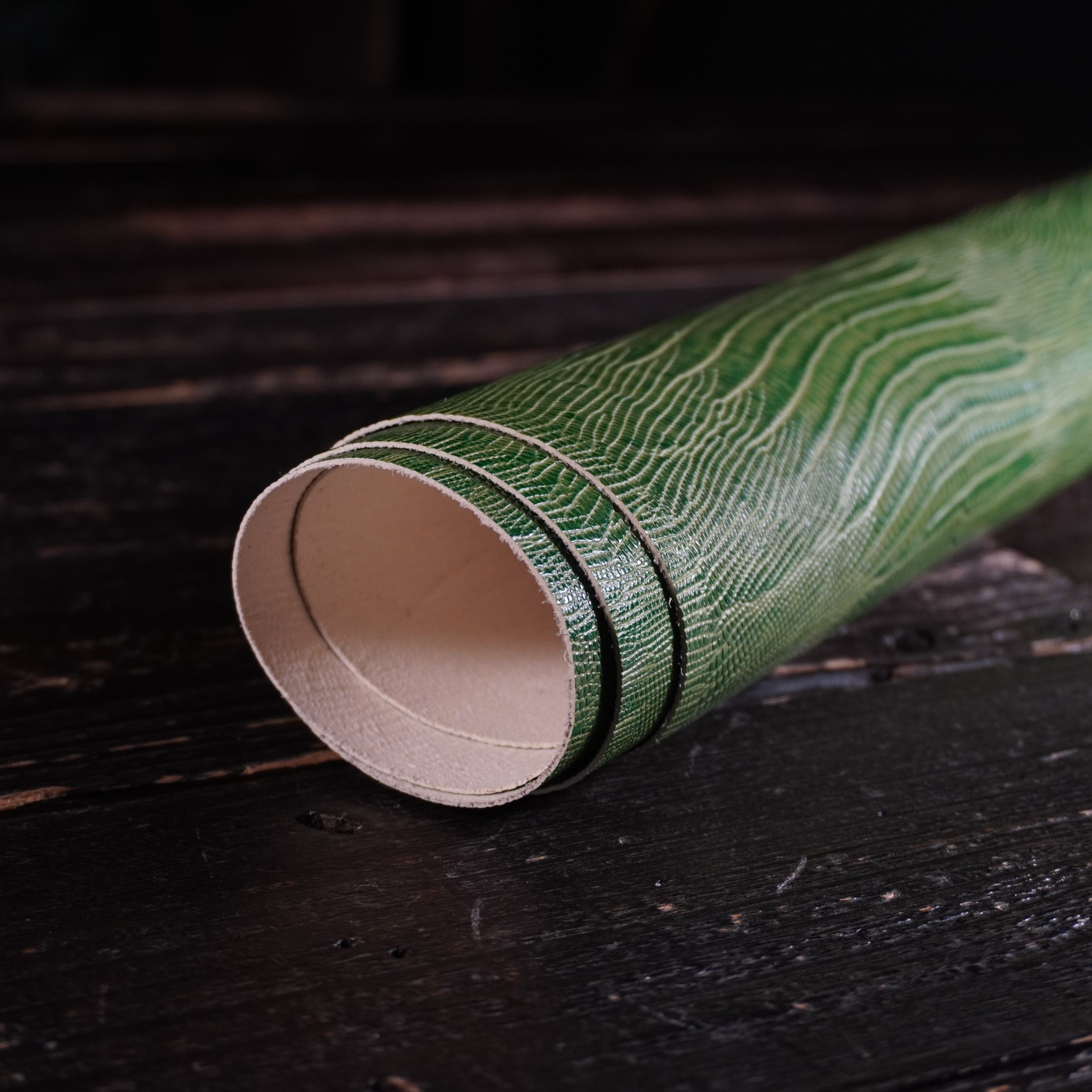 Virgillio - Green Crocodile Embossed Nº.20