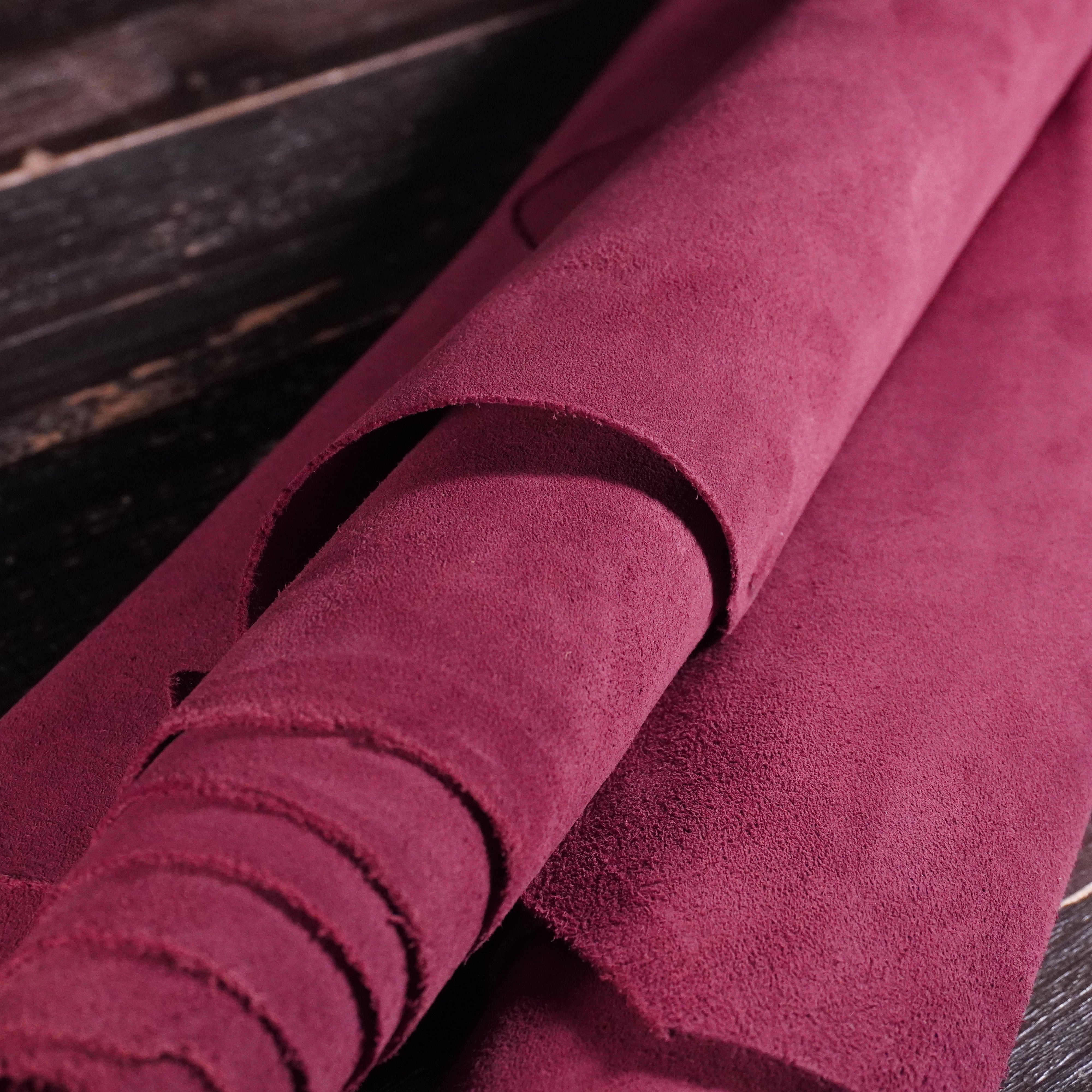 Law Tanning - Burgundy Suede Nº.3