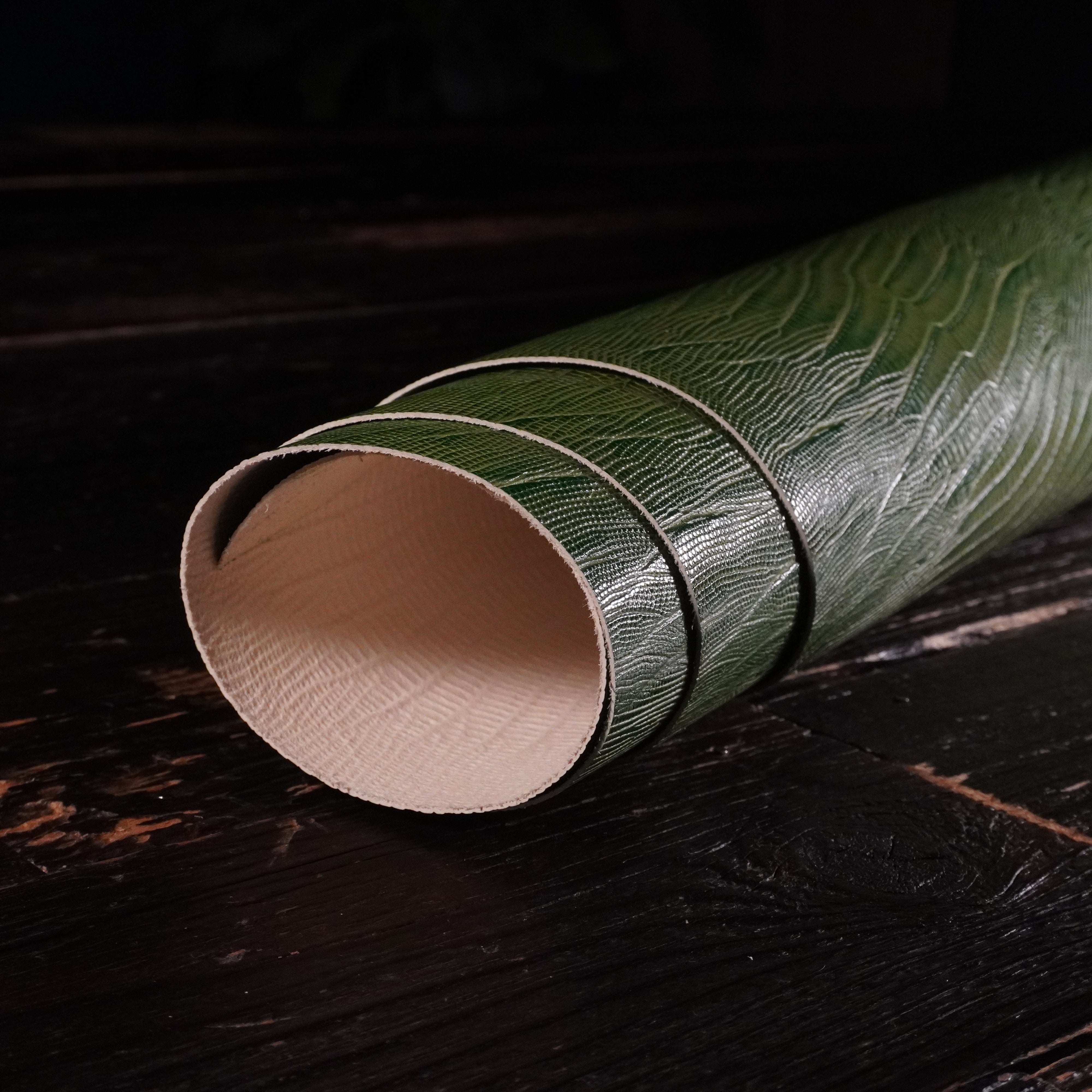 Virgilio - Green Crocodile Embossed Nº.5